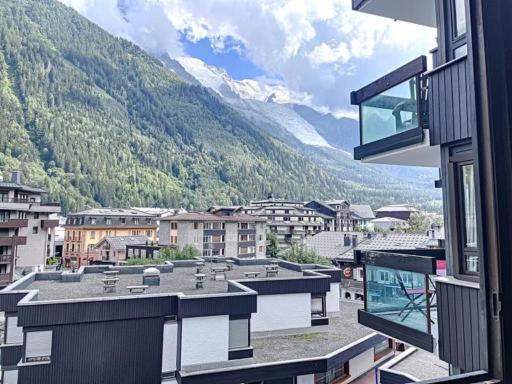 Studio Dent Du Caiman, Chamonix Hyper Centre, Parking, Vue Mont Blanc Екстер'єр фото
