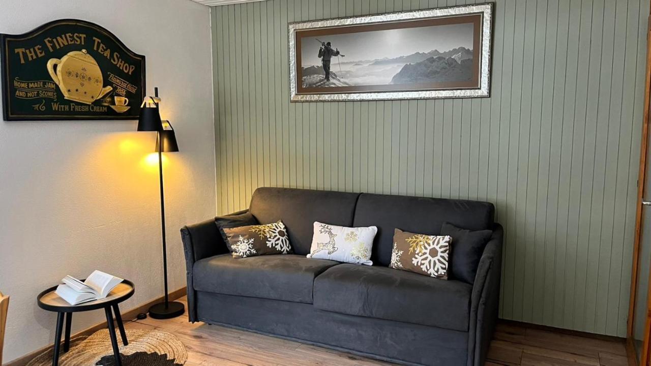 Studio Dent Du Caiman, Chamonix Hyper Centre, Parking, Vue Mont Blanc Екстер'єр фото