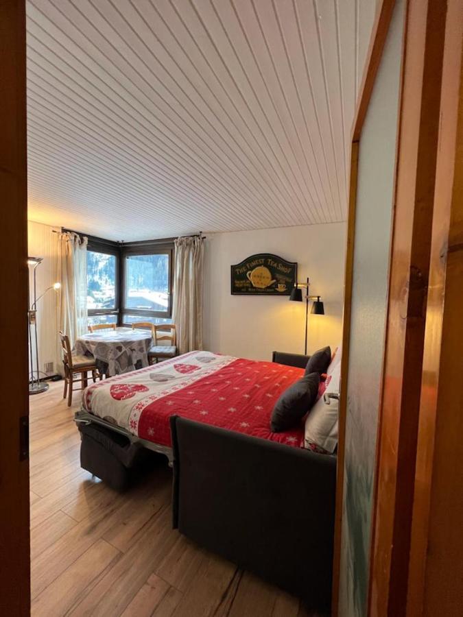 Studio Dent Du Caiman, Chamonix Hyper Centre, Parking, Vue Mont Blanc Екстер'єр фото