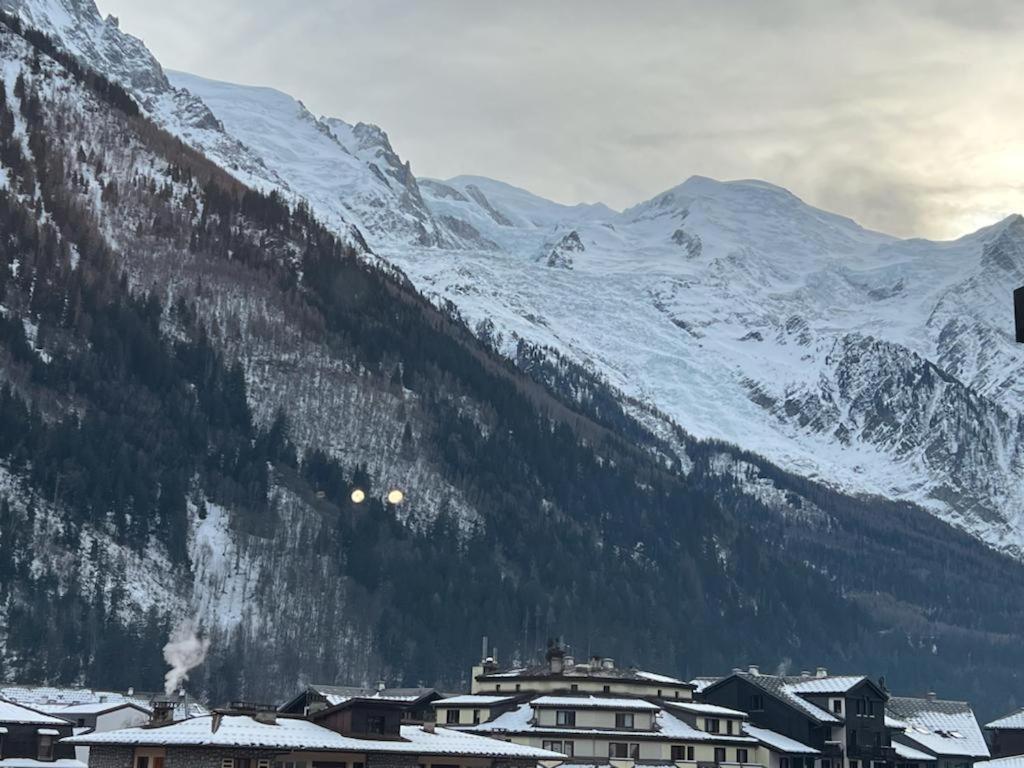 Studio Dent Du Caiman, Chamonix Hyper Centre, Parking, Vue Mont Blanc Екстер'єр фото